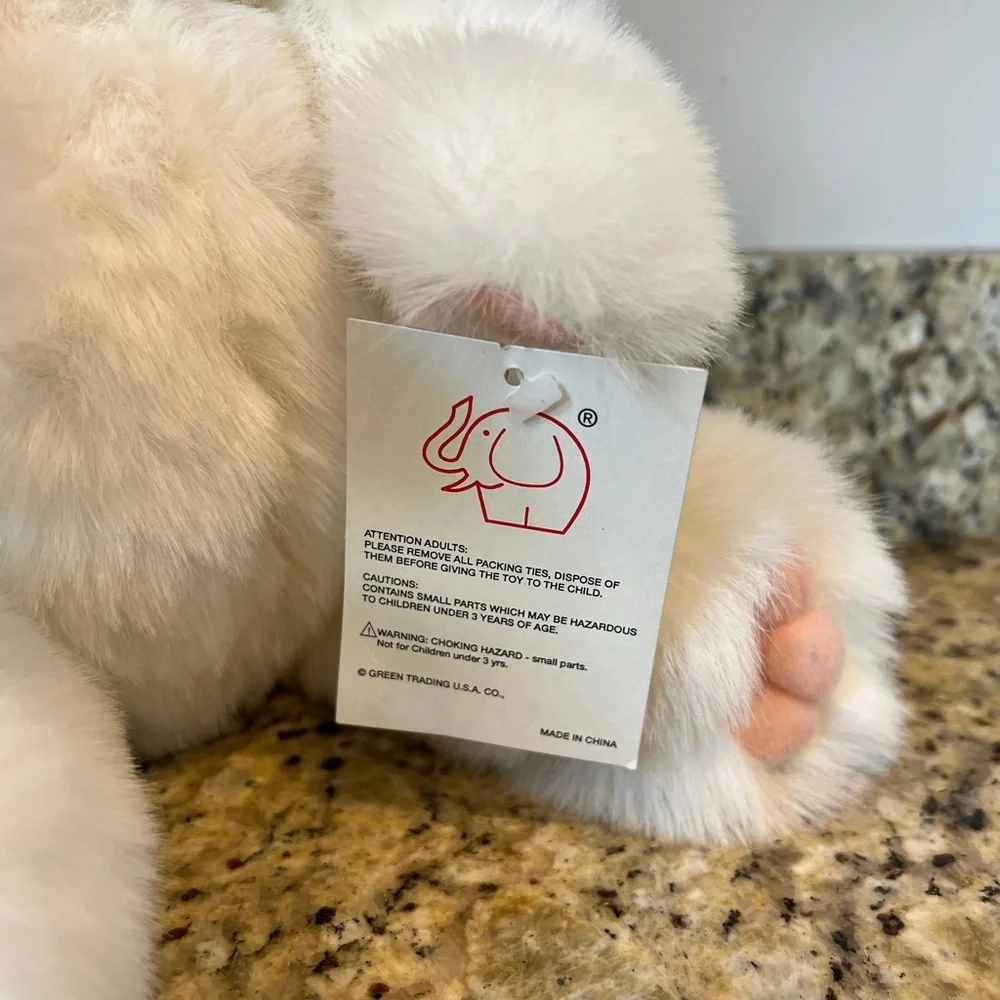 Green Trading Co. Baby Face Bunny Plush Doll